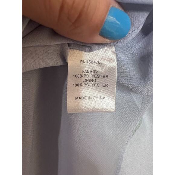 Crosby by Mollie Burch XS Sleeveless Top Blue Floral - Picture 5 of 7